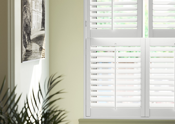 Bromley, Dove Grey - Tier on Tier Plantation Shutter - Image 5